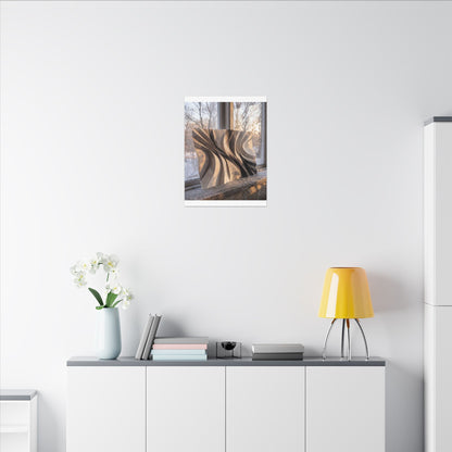 Mono No Aware Paper Fold Canvas Art - Japandi Minimal Line