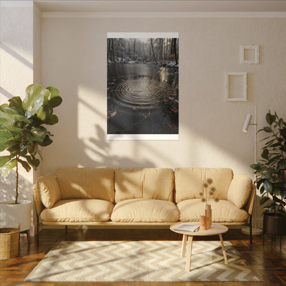Water Ripple Broken Beauty Canvas Art | Artful Kintsugi Art