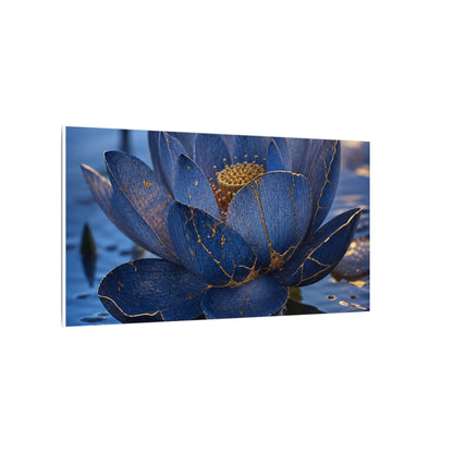 Kintsugi Lotus Flower in Dawn | Broken Beauty Canvas Art
