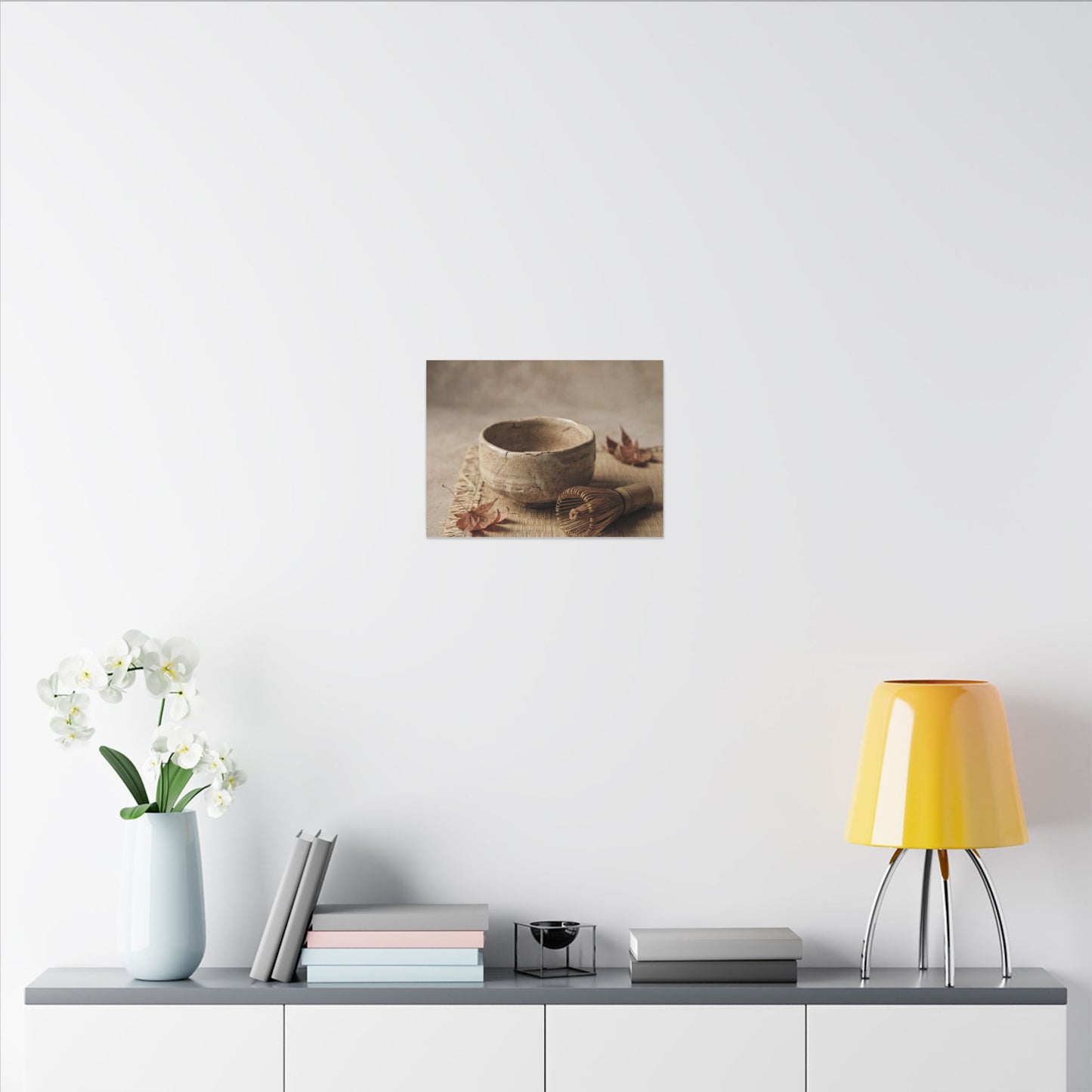 Ma Tea Ceremony Canvas Art - Japandi Texture