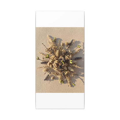 Dried Flowers Spring Canvas Art | Japandi Earthy Design