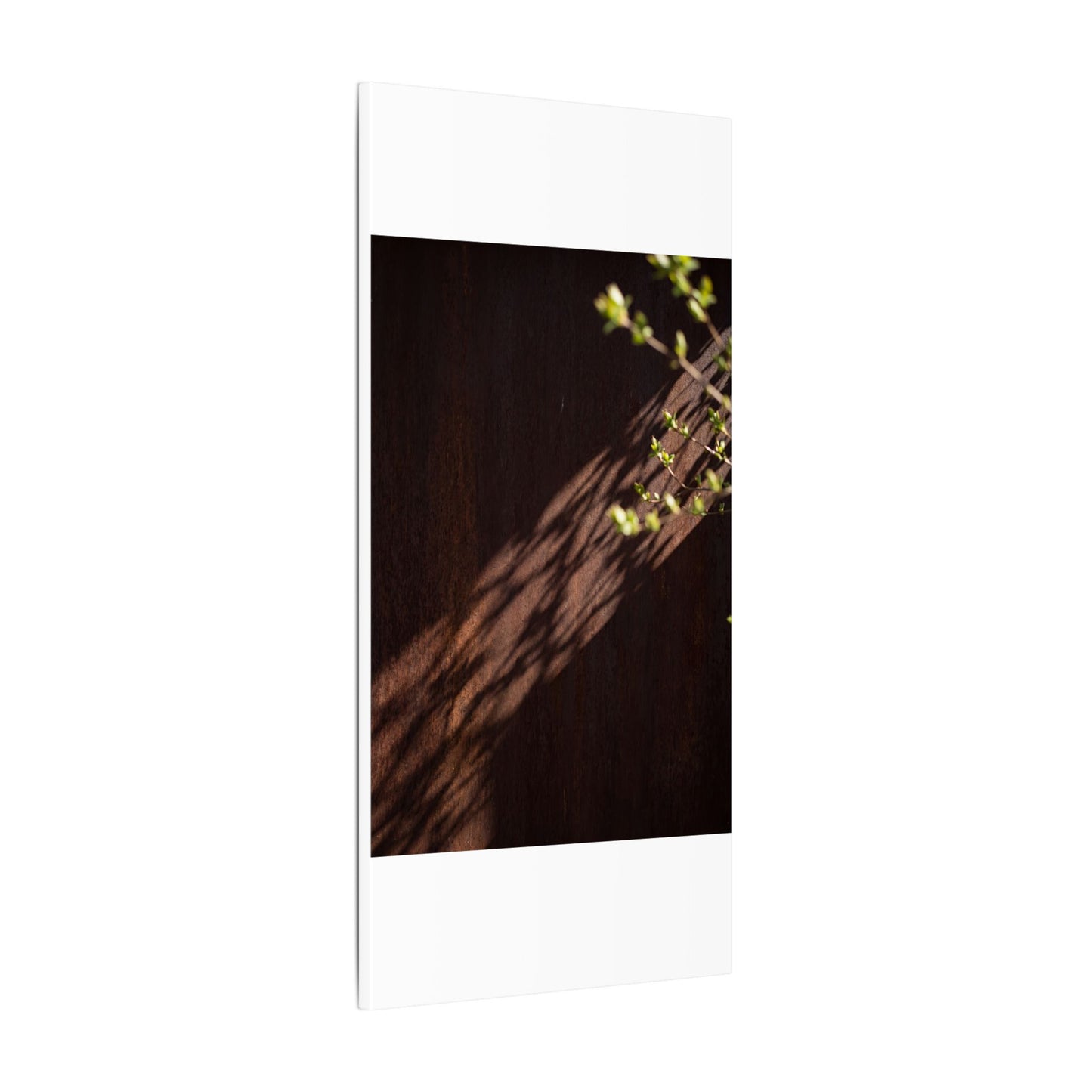 Rust Patina Moody Minimal Canvas Art | Sophisticated Dark Japandi Art