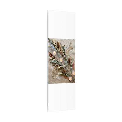 Candlelight Dried Flowers Canvas Art - Japandi Kanso