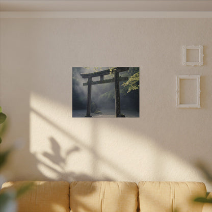 Torii Gate Canvas Art | Spring Zen Karesansui Art