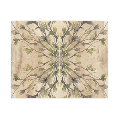 Shibui Shadow Play Canvas Art - Japandi Watercolor