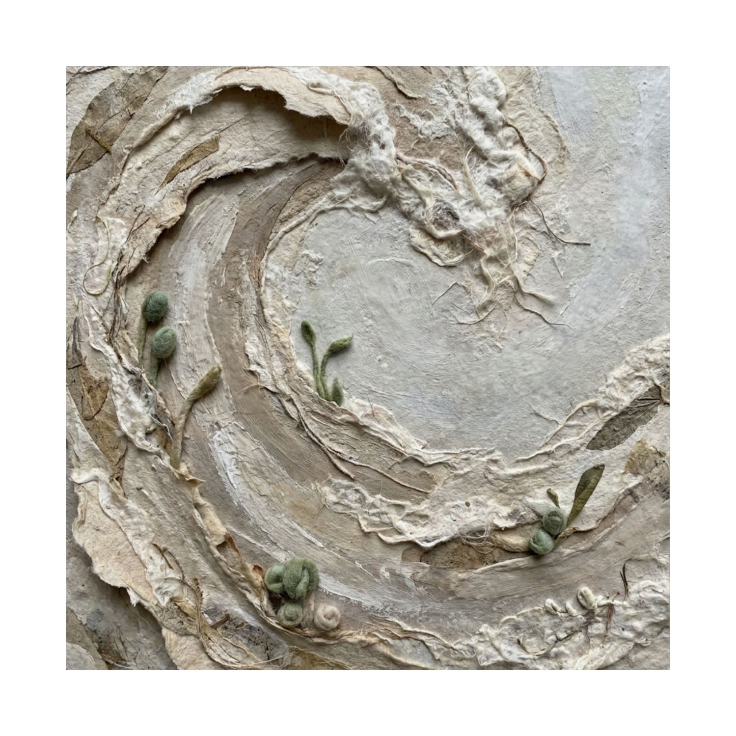 Ocean Wave Spring Wall Art Print | Japandi Earthy Design
