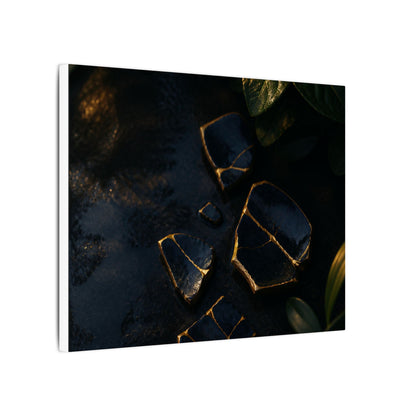 Summer Broken Pottery Moody Minimal Canvas Art | Atmospheric Decor
