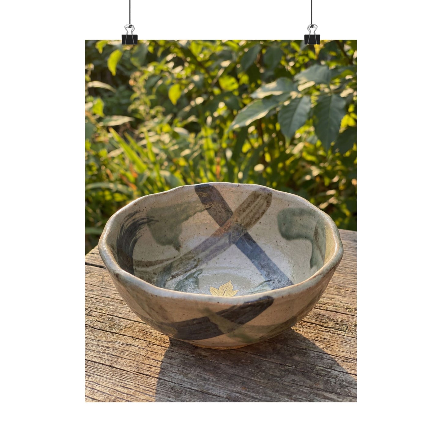 Datsuzoku Ceramic Bowl Wall Art Print - Japandi Japanese Pattern Art Print