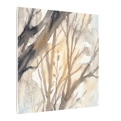 Ma Shadow Play Canvas Art - Japandi Watercolor