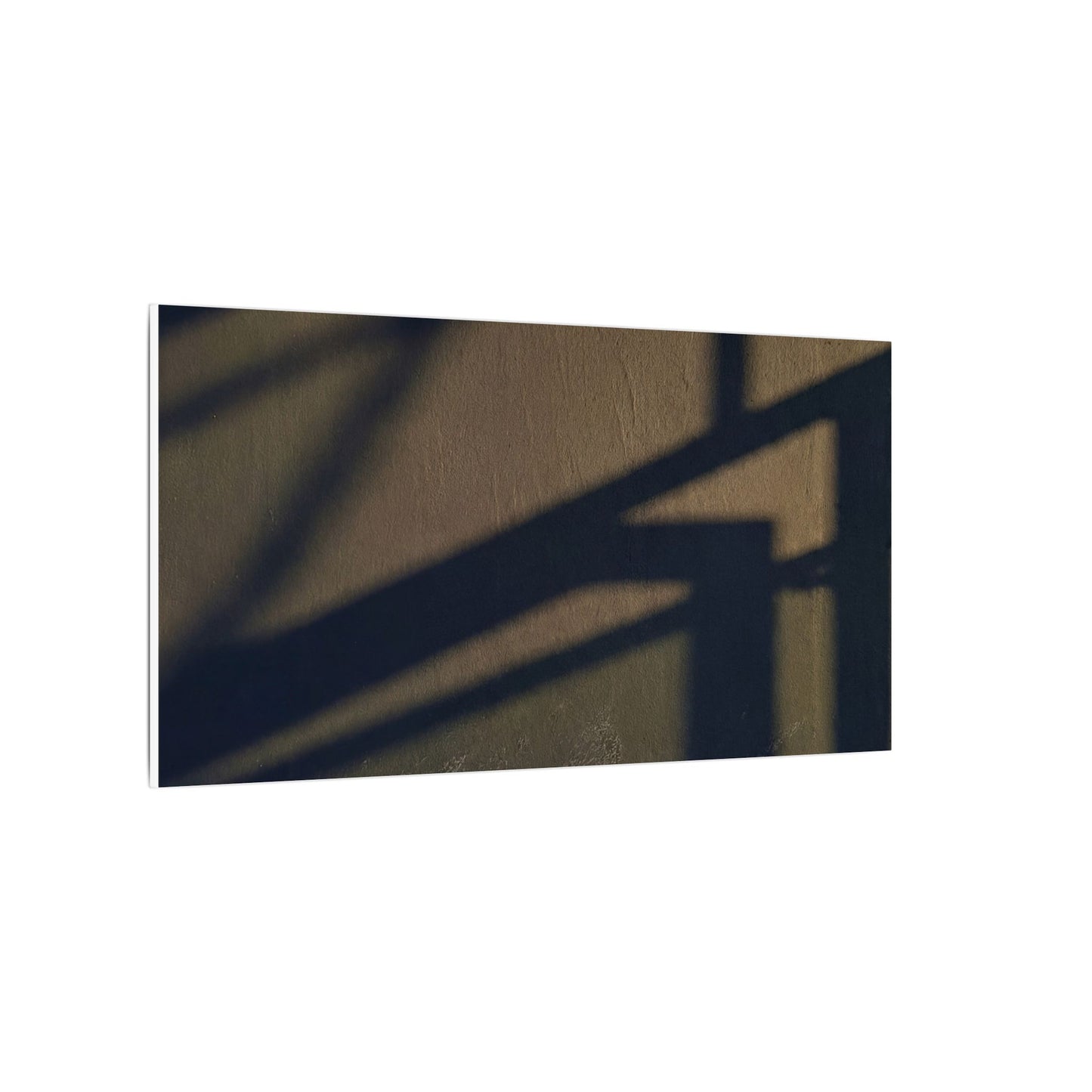 Sophisticated Shadow Play Canvas Art - Moody Minimal Dark Japandi