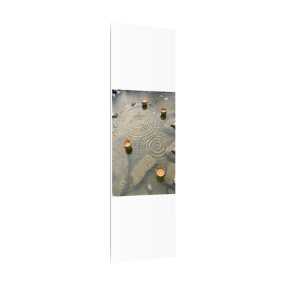 Water Ripple Canvas Art | Winter Japandi Japanese Pattern Art