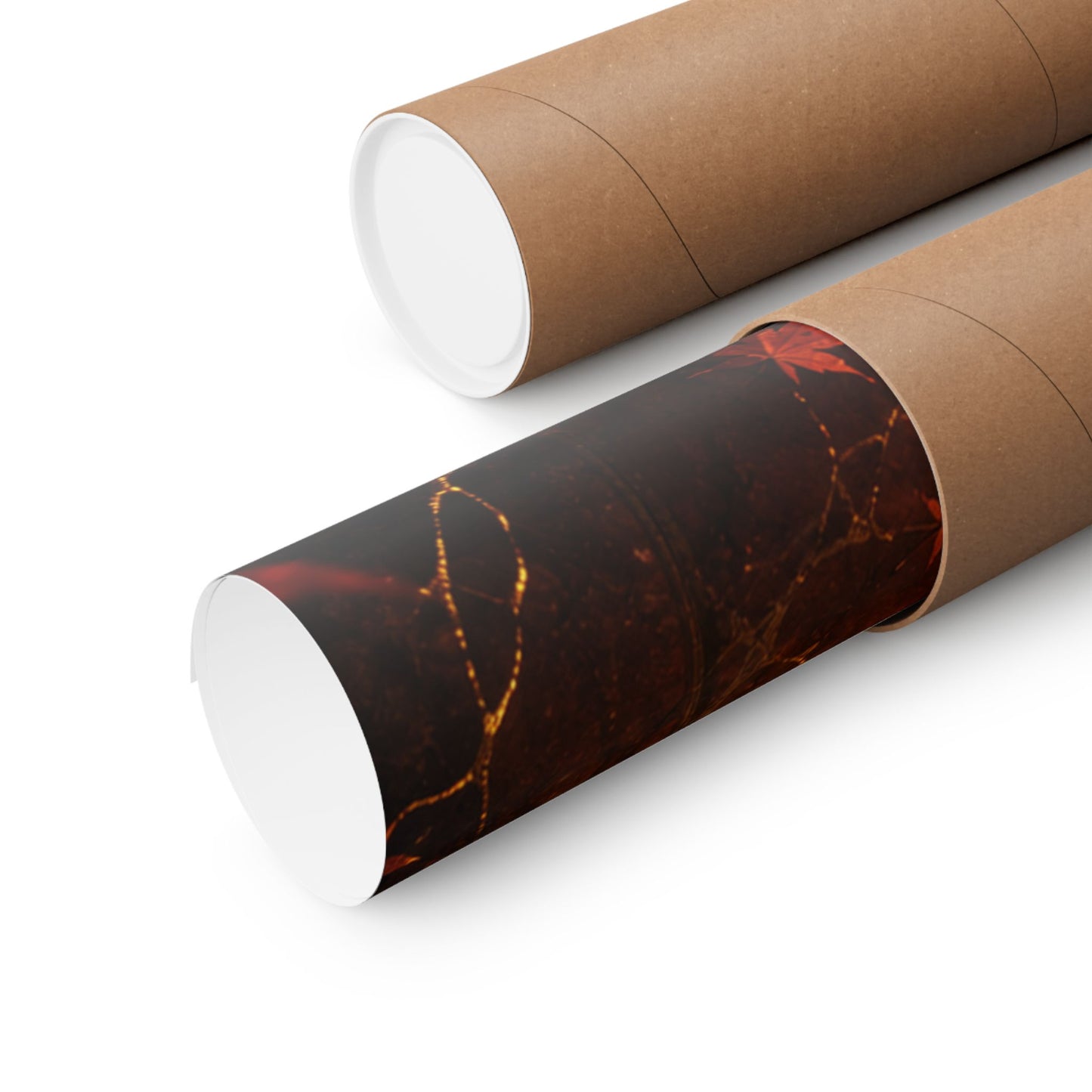 Resilient Shoji Screen Wall Art Print - Gold Vein Kintsugi