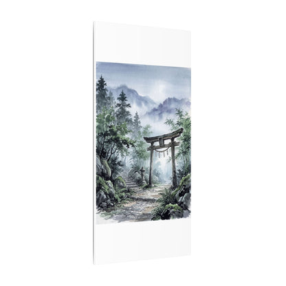 Moonlight Torii Gate Canvas Art - Zen Fukinsei