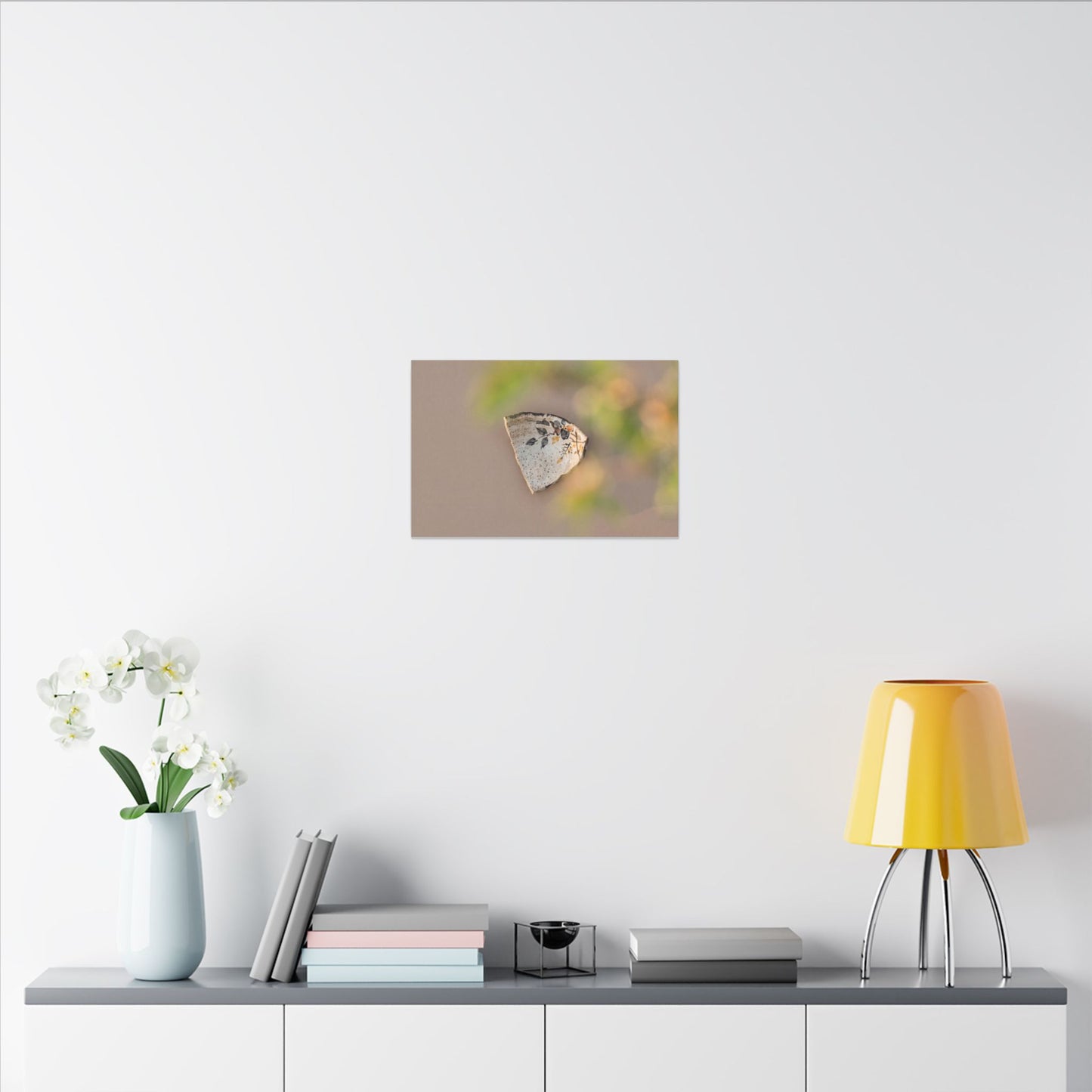 Ceramic Bowl Canvas Art | Spring Japandi Japanese Pattern Art