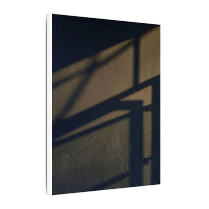 Sophisticated Shadow Play Canvas Art - Moody Minimal Dark Japandi