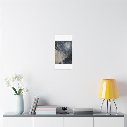 Winter Wisteria Texture Canvas Art | Elegant Decor