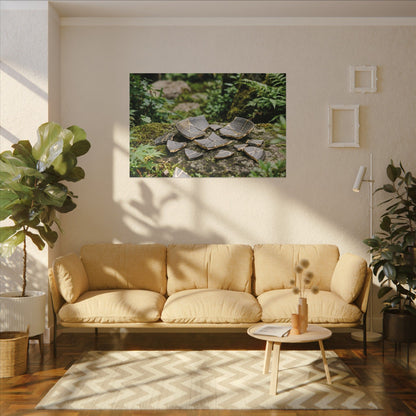 Summer Broken Pottery Gold Repair Canvas Art | Resilient Decor