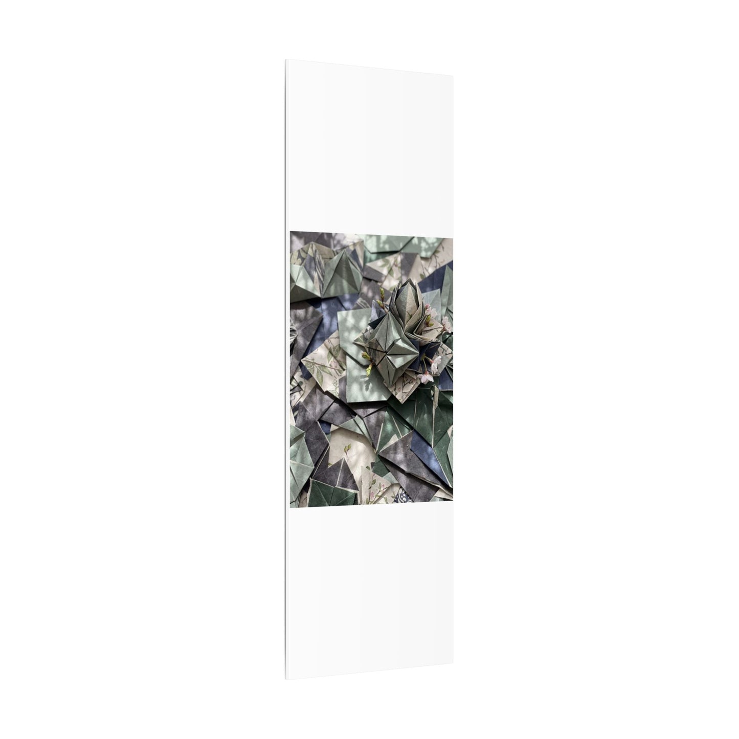 Shibui Paper Fold Canvas Art - Japandi Japanese Pattern