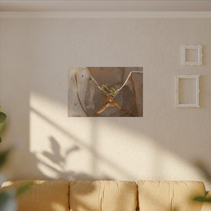 Golden Hour Broken Pottery Canvas Art - Japandi Kanso