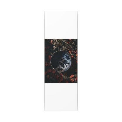 Autumn Ceramic Bowl Shadow Zen Canvas Art | Bold Decor