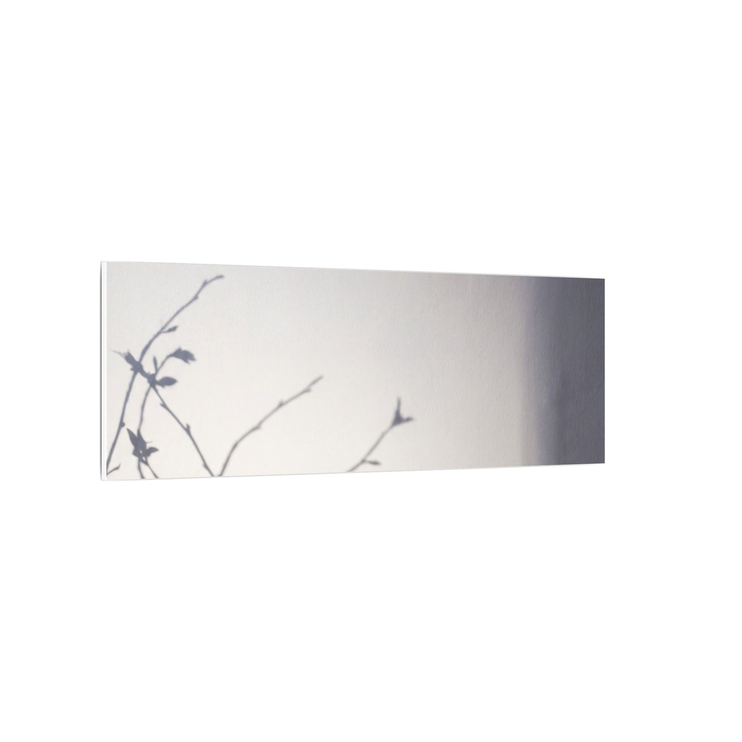 Japandi Shadow Play in Dawn | Japanese Pattern Canvas Art