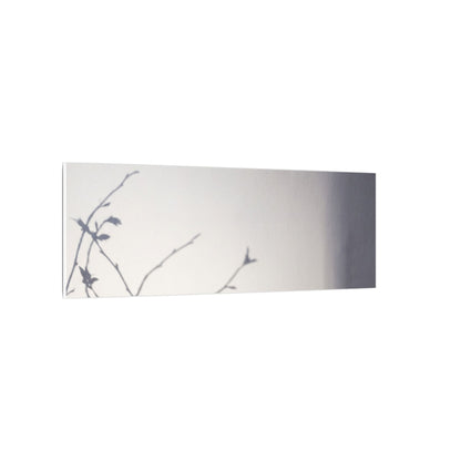 Japandi Shadow Play in Dawn | Japanese Pattern Canvas Art