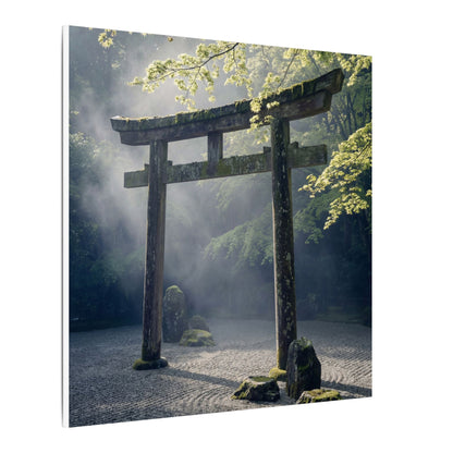 Torii Gate Canvas Art | Spring Zen Karesansui Art