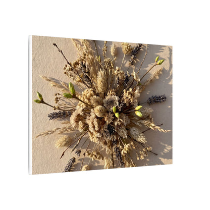 Dried Flowers Spring Canvas Art | Japandi Earthy Design