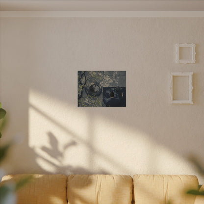 Spring Incense Smoke Ukiyo E Inspired Canvas Art | Tranquil Decor