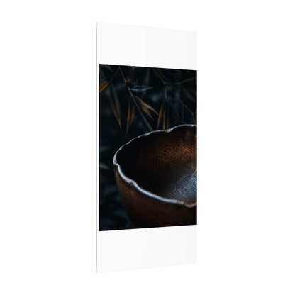 Luxurious Ceramic Bowl Canvas Art - Shadow Zen Dark Japandi