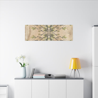 Shibui Shadow Play Canvas Art - Japandi Watercolor