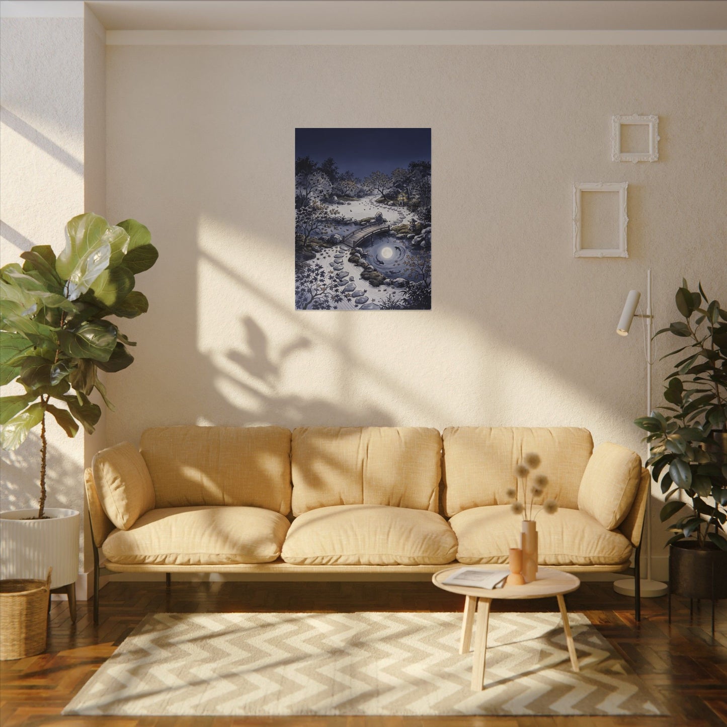 Torii Gate Enso Canvas Art | Contemplative Zen Art