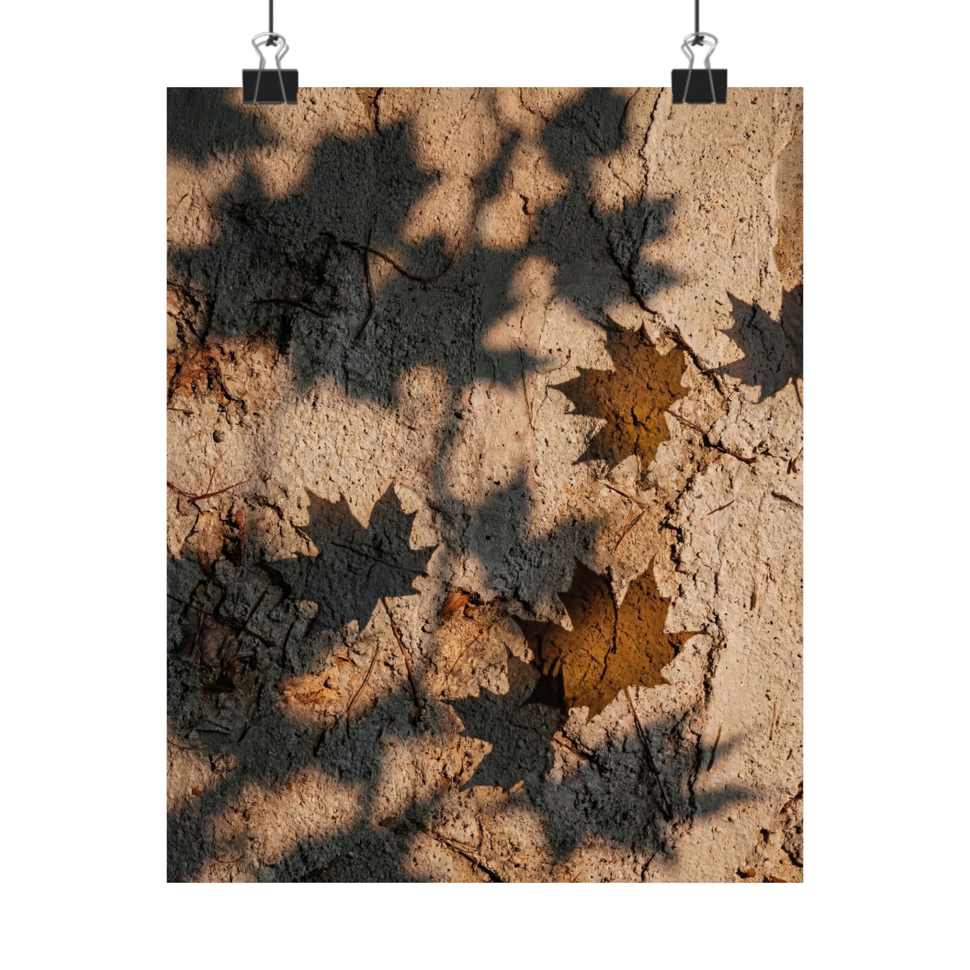 Shadow Play Texture Wall Art Print | Cozy Japandi Art Art Print