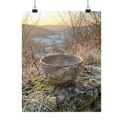 Shibui Ceramic Bowl Wall Art Print - Japandi Japanese Pattern Art Print