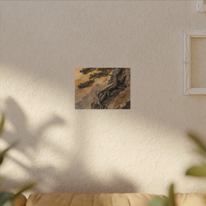 Summer Pine Tree Texture Canvas Art | Cozy Decor