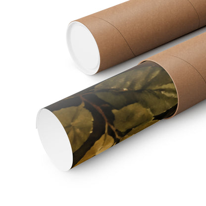 Golden Hour Paper Fold Wall Art Print - Japandi Ma