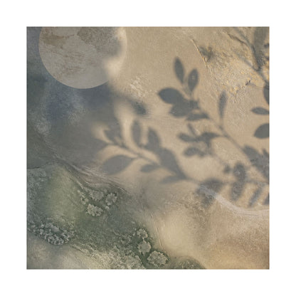 Winter Shadow Play Texture Wall Art Print | Cozy Decor