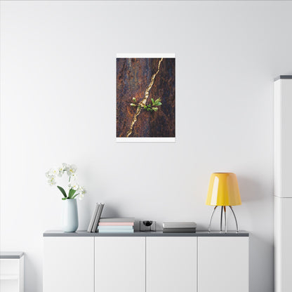 Overcast Rust Patina Canvas Art - Kintsugi Datsuzoku