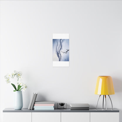 Incense Smoke Spring Canvas Art | Zen Tranquil Design