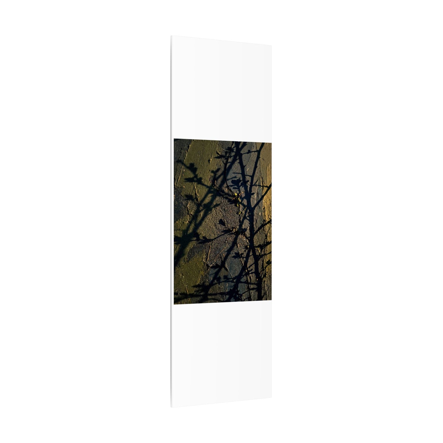 Kanso Shadow Play Canvas Art - Dark Japandi Dark Texture