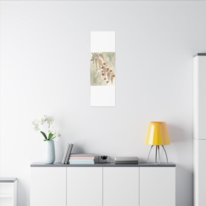 Ma Wisteria Canvas Art - Japandi Watercolor