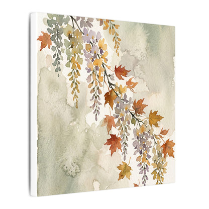 Ma Wisteria Canvas Art - Japandi Watercolor