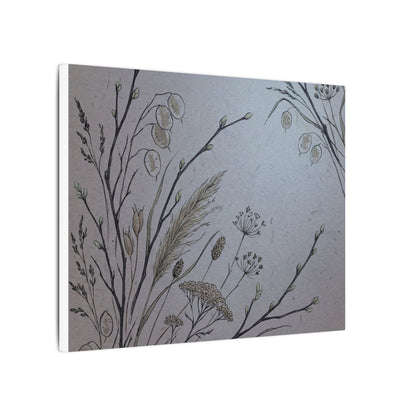 Spring Dried Flowers Japanese Pattern Canvas Art | Cozy Decor