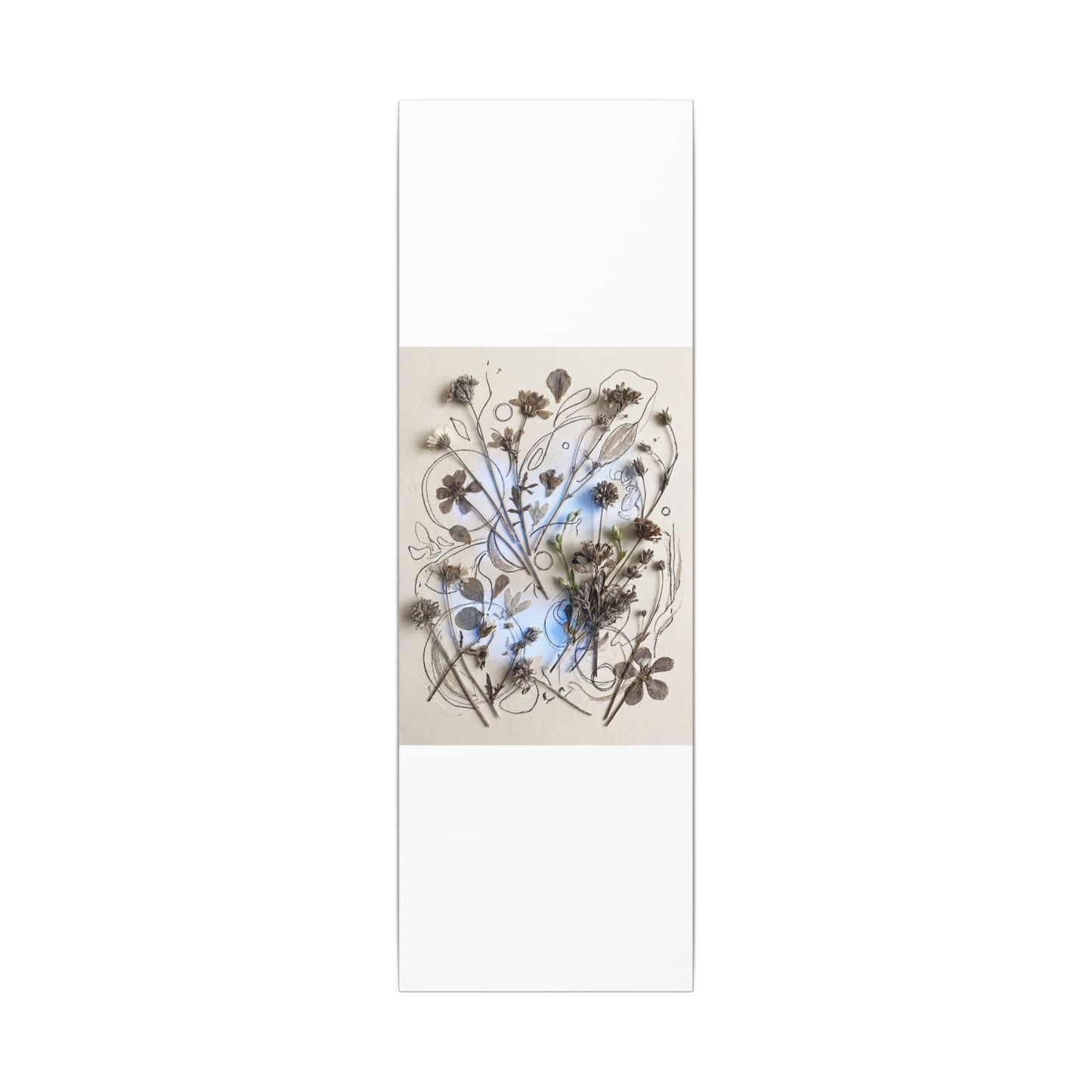 Dried Flowers Minimal Line Canvas Art | Elegant Japandi Art