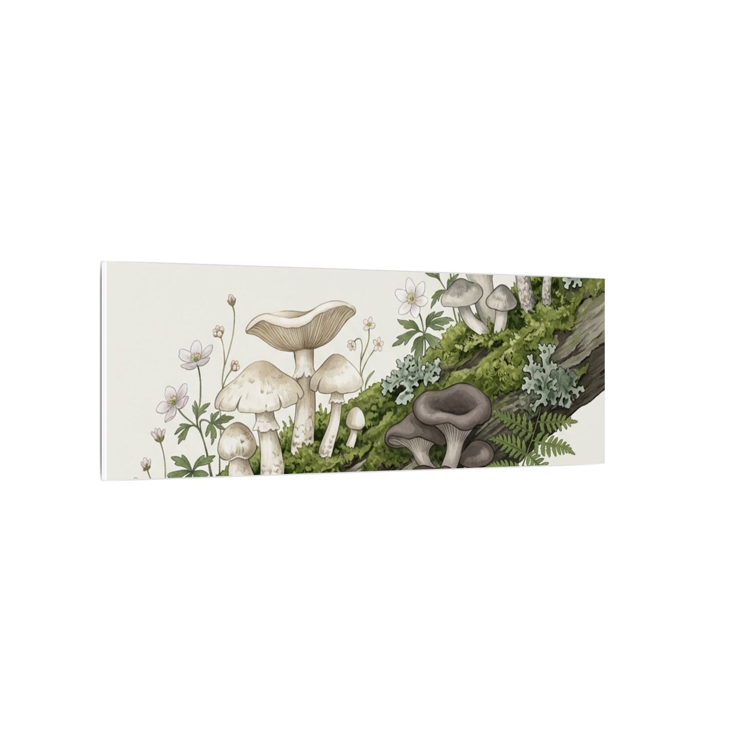 Dried Flowers Spring Canvas Art | Japandi Neutral Design
