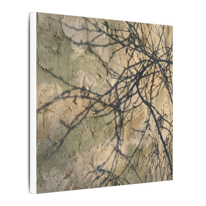 Japandi Shadow Play in Golden Hour | Texture Canvas Art
