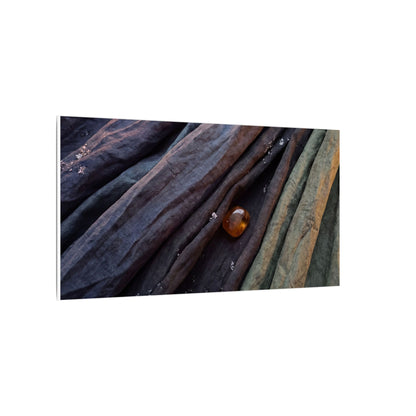 Silk Drape Shadow Zen Canvas Art | Moody Dark Japandi Art