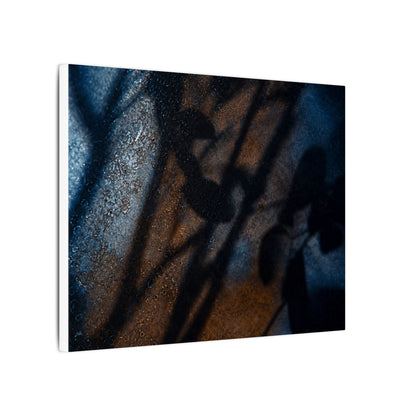 Moonlight Shadow Play Canvas Art - Dark Japandi Ma