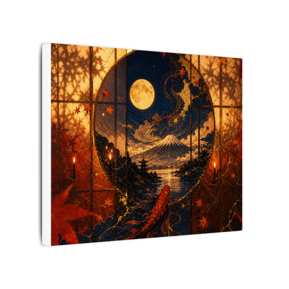 Beautiful Shoji Screen Canvas Art - Gold Vein Kintsugi