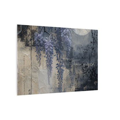 Winter Wisteria Texture Canvas Art | Elegant Decor